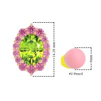 Floral Halo Stud Earrings