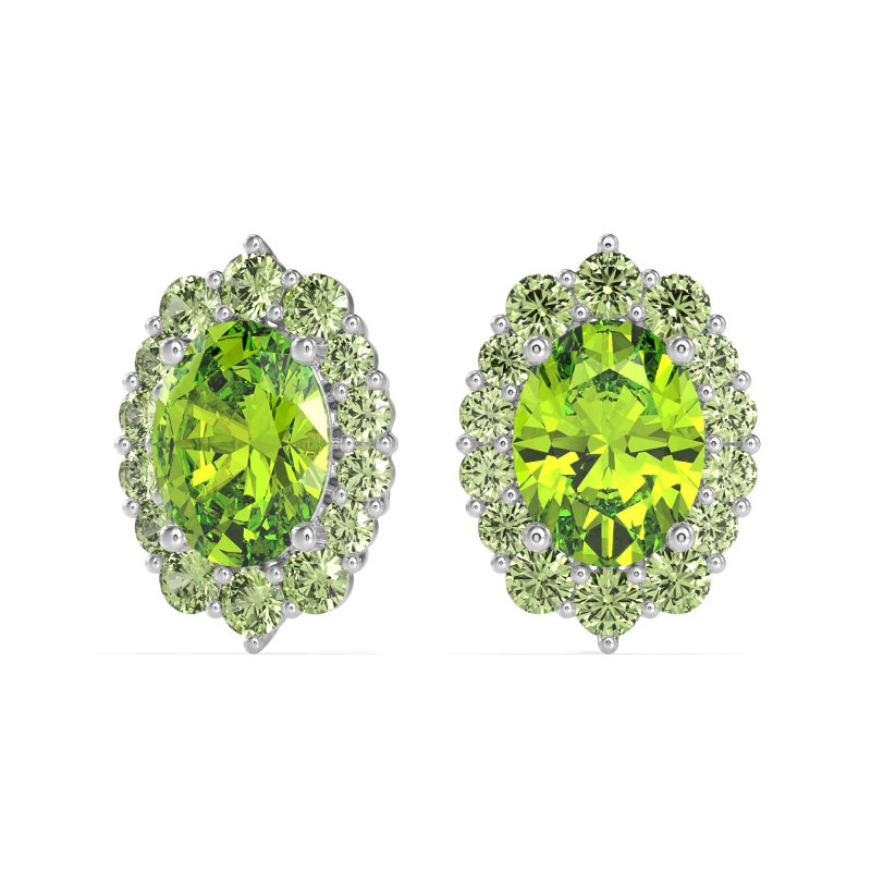 Floral Halo Stud Earrings
