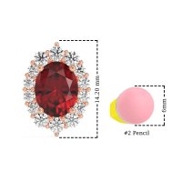 Floral Halo Stud Earrings