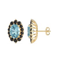 Floral Halo Stud Earrings
