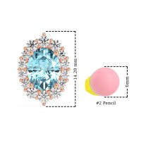 Floral Halo Stud Earrings