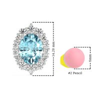 Floral Halo Stud Earrings