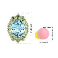 Floral Halo Stud Earrings