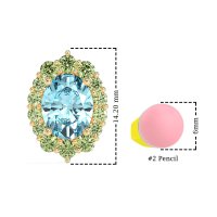 Floral Halo Stud Earrings