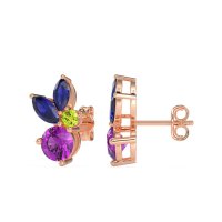 Butterfly Cluster Stud Earrings
