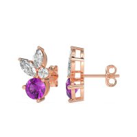 Butterfly Cluster Stud Earrings