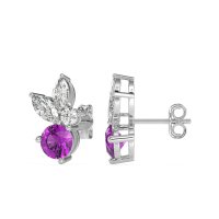 Butterfly Cluster Stud Earrings
