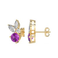 Butterfly Cluster Stud Earrings