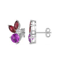 Butterfly Cluster Stud Earrings