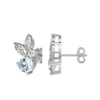 Butterfly Cluster Stud Earrings