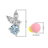 Butterfly Cluster Stud Earrings