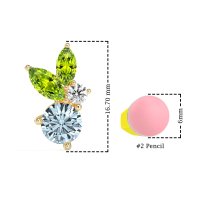 Butterfly Cluster Stud Earrings