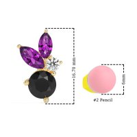 Butterfly Cluster Stud Earrings