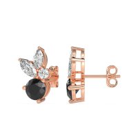 Butterfly Cluster Stud Earrings