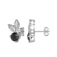 Butterfly Cluster Stud Earrings