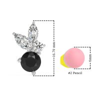 Butterfly Cluster Stud Earrings