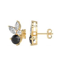 Butterfly Cluster Stud Earrings