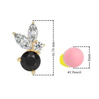 Butterfly Cluster Stud Earrings