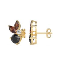 Butterfly Cluster Stud Earrings
