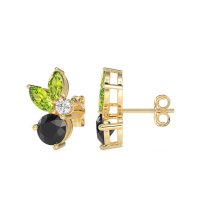 Butterfly Cluster Stud Earrings