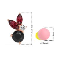 Butterfly Cluster Stud Earrings
