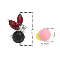 Butterfly Cluster Stud Earrings
