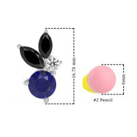 Butterfly Cluster Stud Earrings