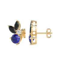 Butterfly Cluster Stud Earrings