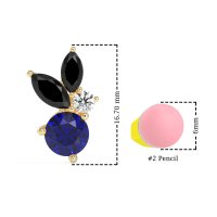 Butterfly Cluster Stud Earrings