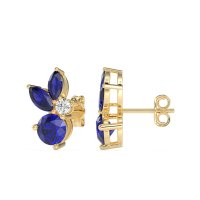 Butterfly Cluster Stud Earrings