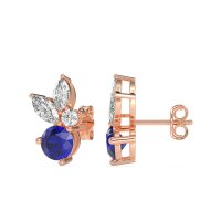 Butterfly Cluster Stud Earrings