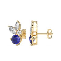 Butterfly Cluster Stud Earrings