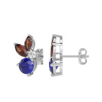 Butterfly Cluster Stud Earrings