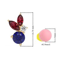 Butterfly Cluster Stud Earrings