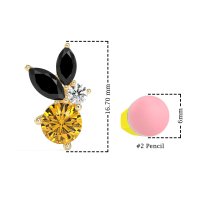 Butterfly Cluster Stud Earrings