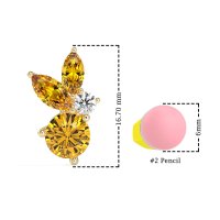 Butterfly Cluster Stud Earrings