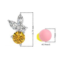 Butterfly Cluster Stud Earrings