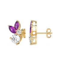 Butterfly Cluster Stud Earrings