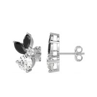 Butterfly Cluster Stud Earrings