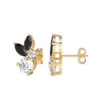 Butterfly Cluster Stud Earrings