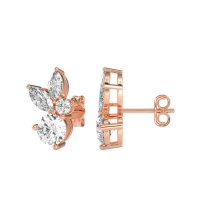 Butterfly Cluster Stud Earrings