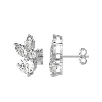 Butterfly Cluster Stud Earrings