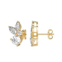 Butterfly Cluster Stud Earrings