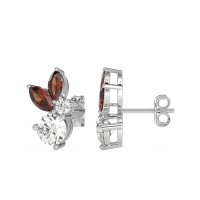 Butterfly Cluster Stud Earrings