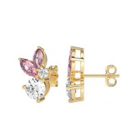 Butterfly Cluster Stud Earrings
