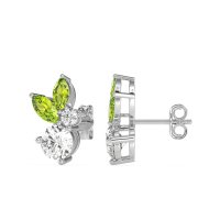 Butterfly Cluster Stud Earrings