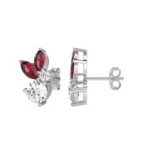 Butterfly Cluster Stud Earrings