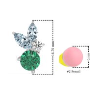Butterfly Cluster Stud Earrings