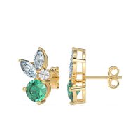 Butterfly Cluster Stud Earrings