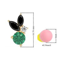 Butterfly Cluster Stud Earrings